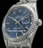 Rolex Datejust 16030 Jubilee Bracelet Blue Dial